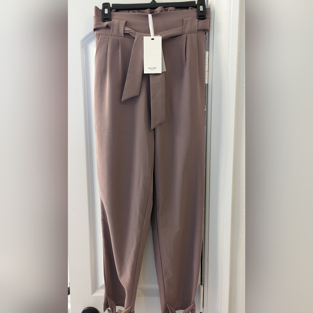 NWT Grace Karin Casual Slim Fit Elastic Waist Size S